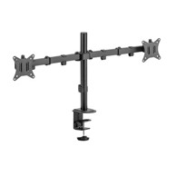 SBOX Stalak za monitor LCD-352/2-2, stolni, do 32", za 2 monitora, crni